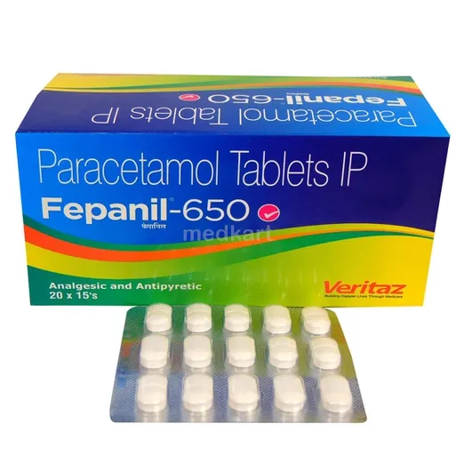 fepanil 650mg tablet 15's